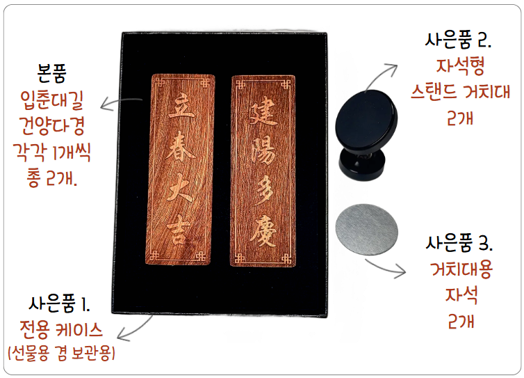 입춘대길 건양다경 부적 입춘부 삼재 건강 불교굿즈 - 상세 이미지 2