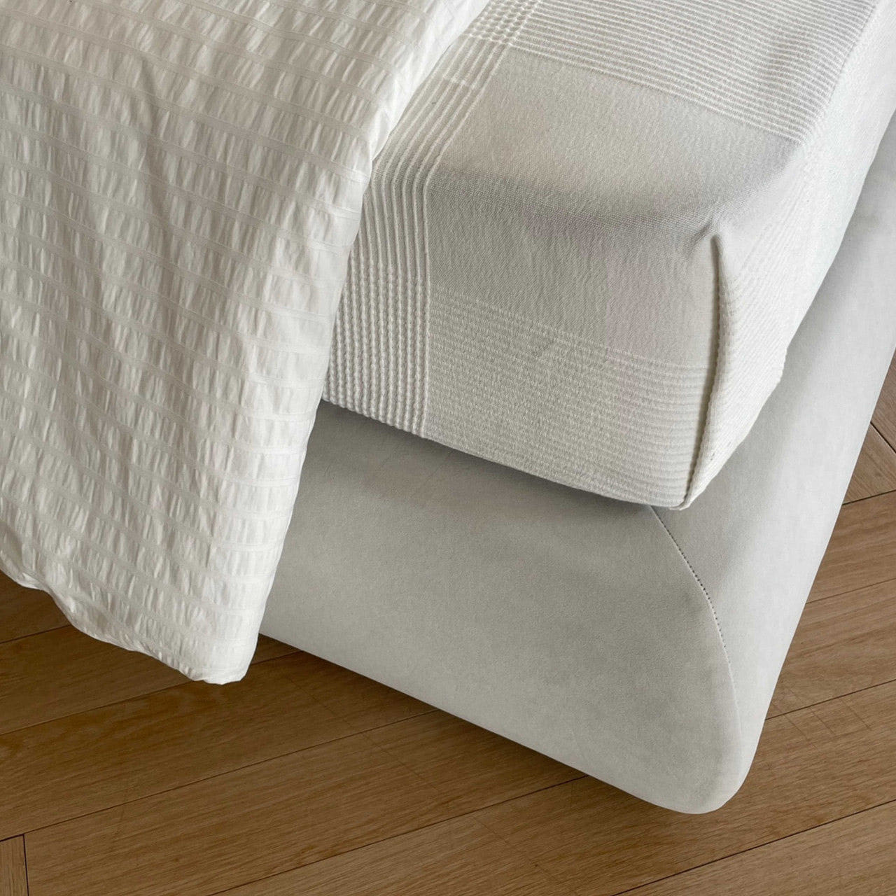 무헤드 파운데이션 호텔 침대 프레임 평상형 패브릭 깔판 매트리스 받침대 SS