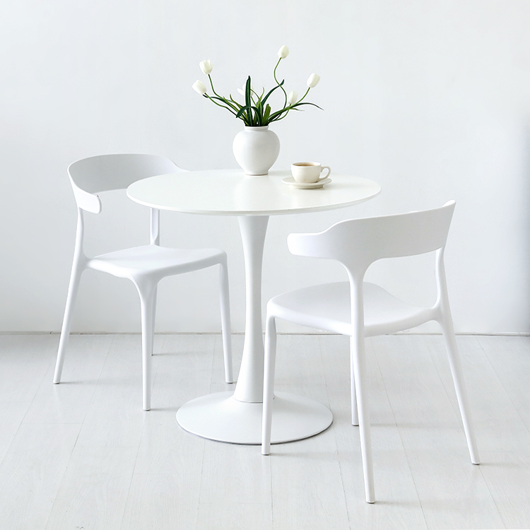 두게드 원형테이블 D80 SMTF80 + IMOT 의자 2인 세트