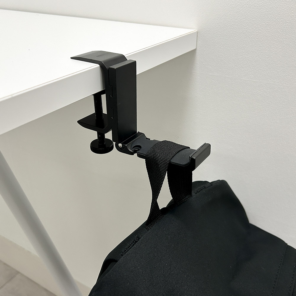 책상고리 사무실 테이블 가방걸이 휴대용 가방 정리행거 거치대 - 상세 이미지 3