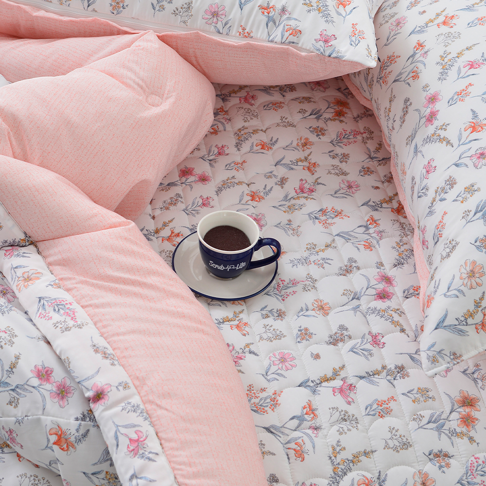 국산 거실 면카페트 누빔 바닥 패드 먼지없는 워셔블 항균 핑크, 210x170 cm