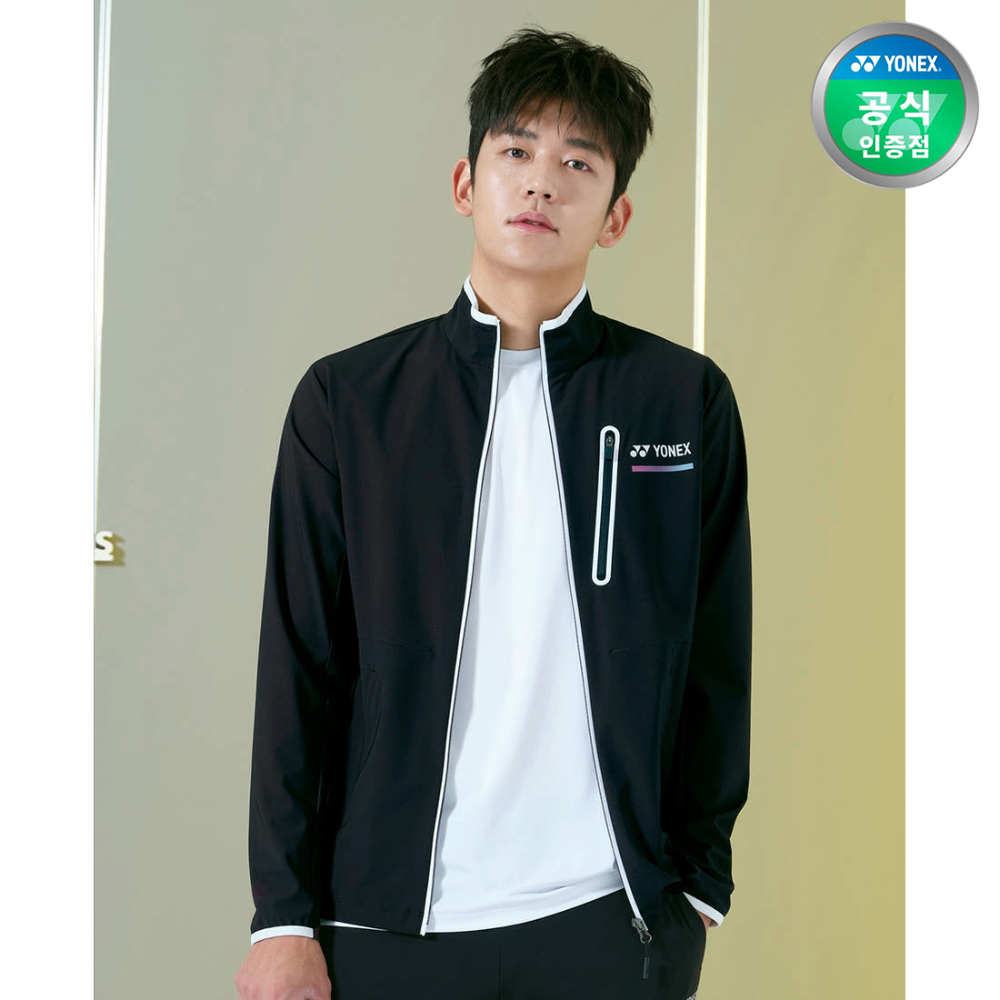 요넥스 243WU001M 배드민턴 의류 남성 트레이닝복 츄리닝 상의 24FW - 상품 이미지