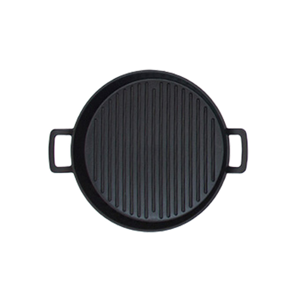 손잡이 앞접시 플라스틱 그릇 원형 캠핑 접시 1개, 16cm, 블랙