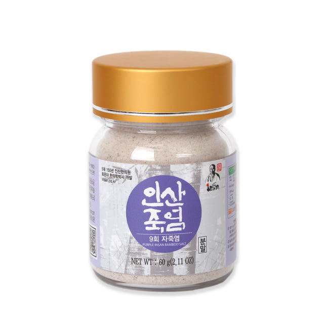 인산죽염 9회 자죽염 분말 60g