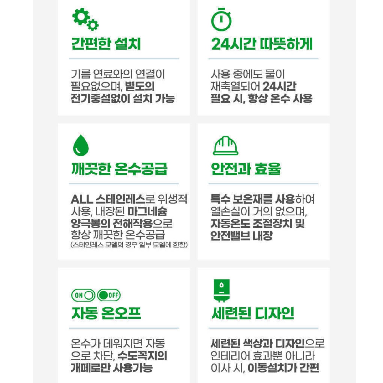 귀뚜라미 온수기 100리터 가로형 벽걸이형 전기 온수기 저장식 법랑 온수기 - 상세 이미지 2