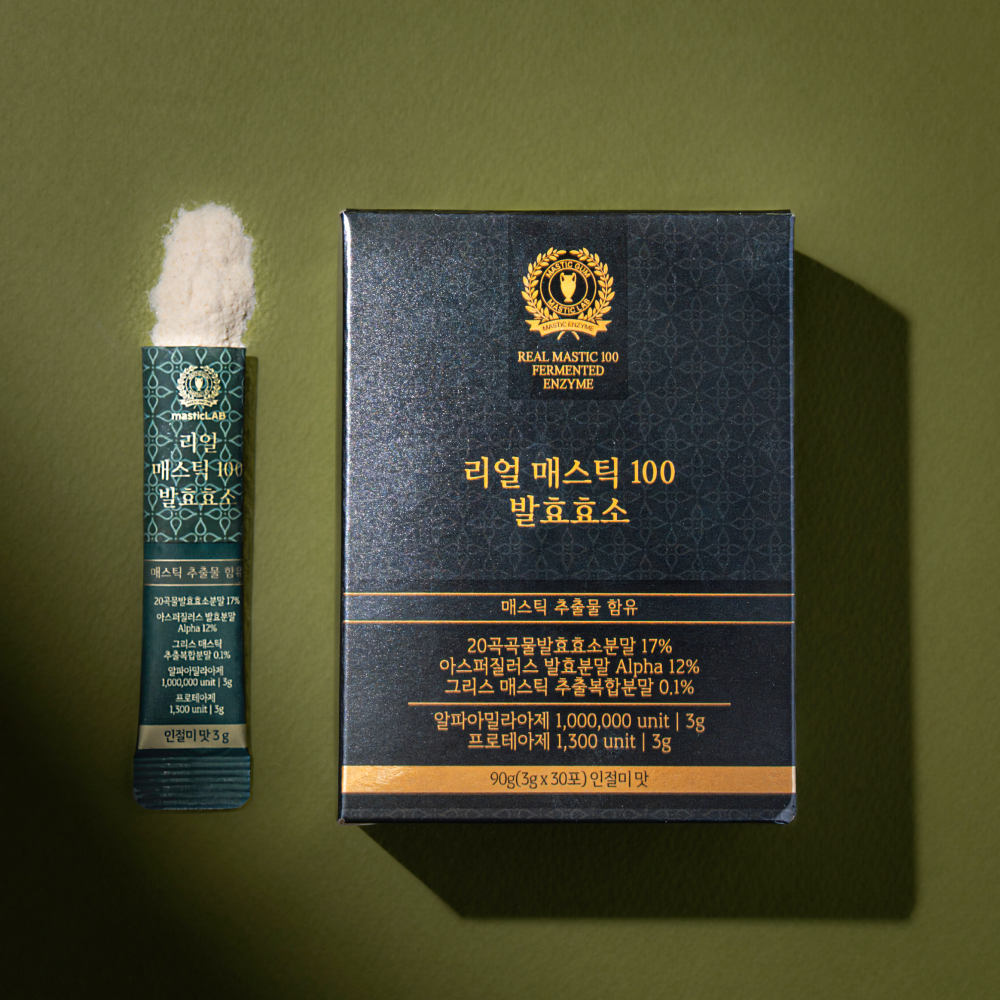 탄수화물 단백질 분해 곡물 소화 효소 리얼매스틱 소화효소 리얼 매스틱 100 발효 30포, 3개 이미지 7