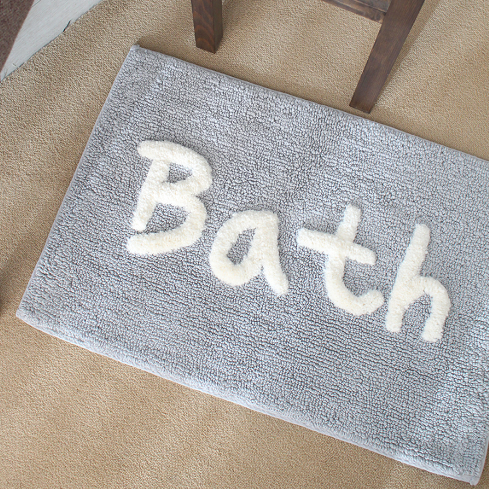 설렘하우스 Bath 욕실 순면 발매트 2color - 상세 이미지 4