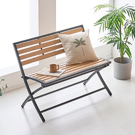 2인용 식탁 등받이 벤치 의자 원목 긴의자 일자 장의자