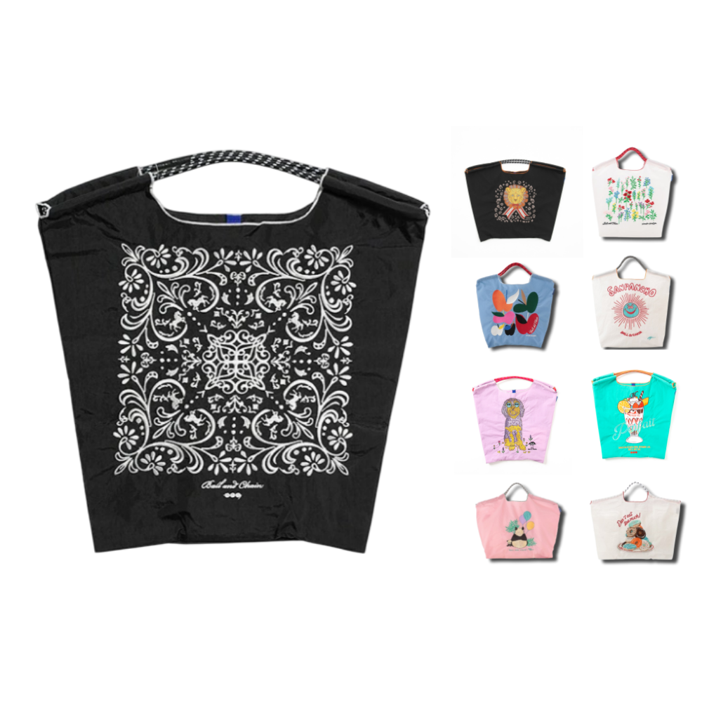 볼앤체인 에코백 가방 M L사이즈 모음전 스누피 스트랩 매장 팝업 일본 미니 오사카 도쿄