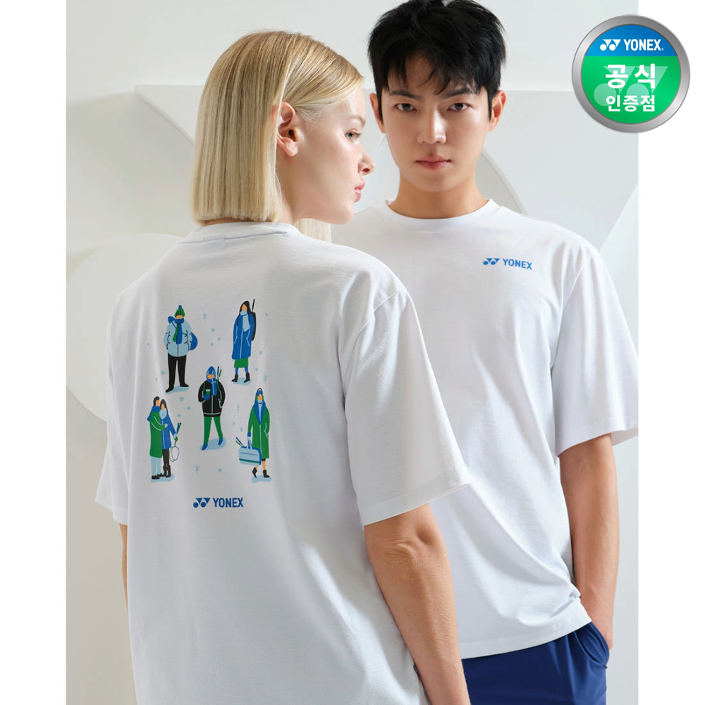 요넥스 243TS042U 배드민턴 반팔 티셔츠 남녀공용 운동복 24FW