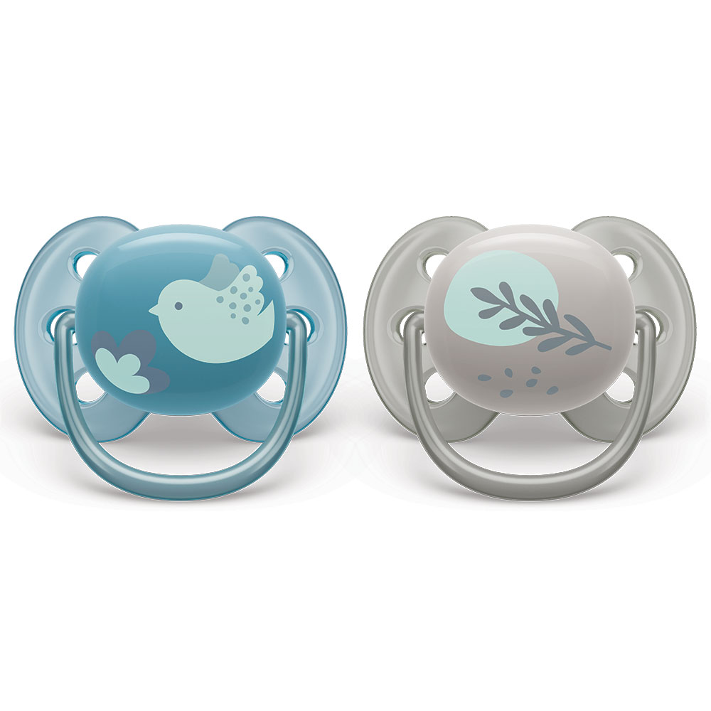 2P+2P 필립스아벤트 국민쪽쪽이 울트라 소프트 신생아 공갈 젖꼭지 (케이스 포함)