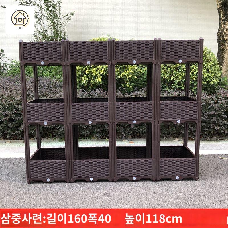 플라스틱 화분 텃밭 옥상 특대 야외 베란다 플랜트박스 - 상세 이미지 2