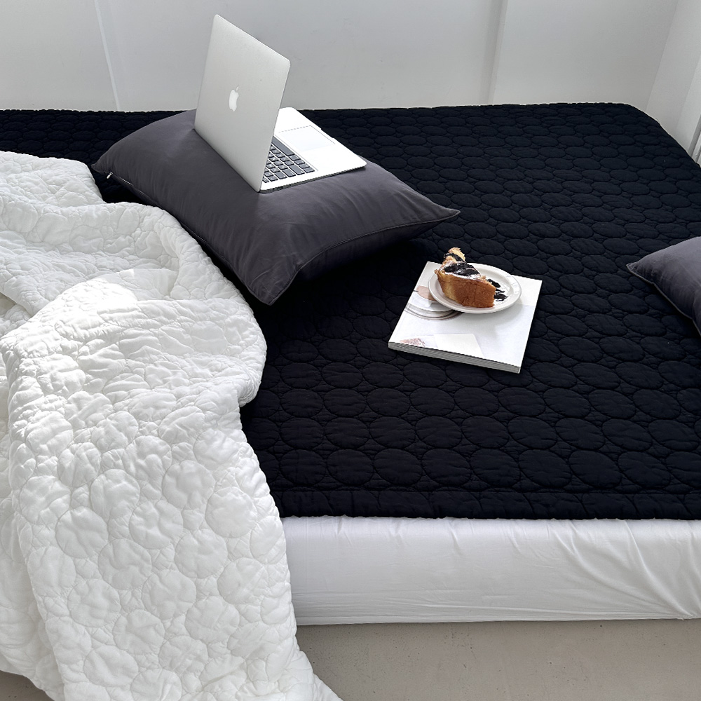 텐셀모달 알러지케어 항균 먼지없는 부드러운 침대패드 위켄드 써클 모달패드