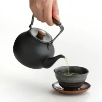 미야코 Miyako 티팟 차 주전자 일본제 700ml CHA-4 실버 - 상세 이미지 2