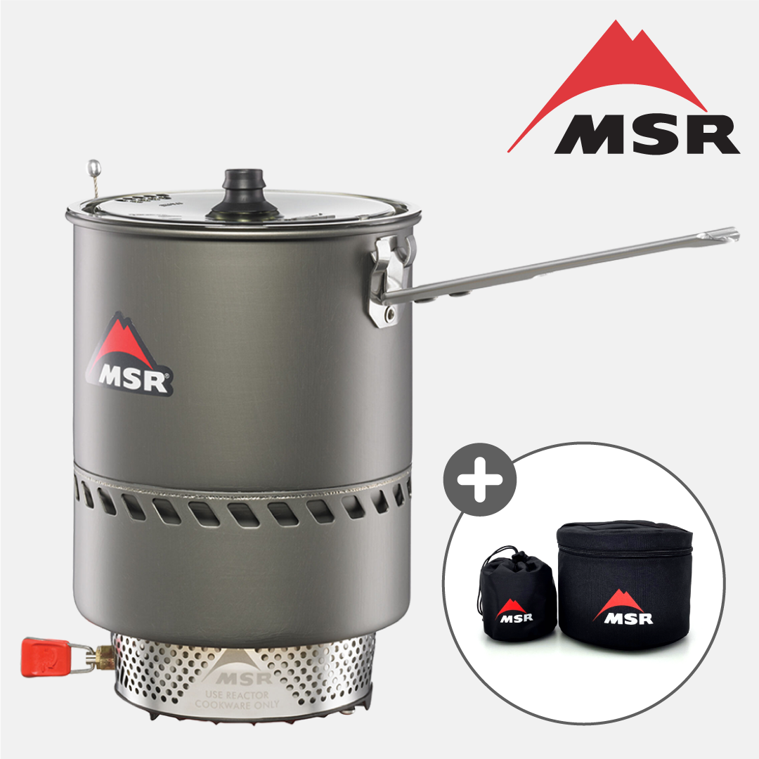 MSR 리액터 스토브 1.7L V2 스토브 세트 백패킹 버너 파우치 포함