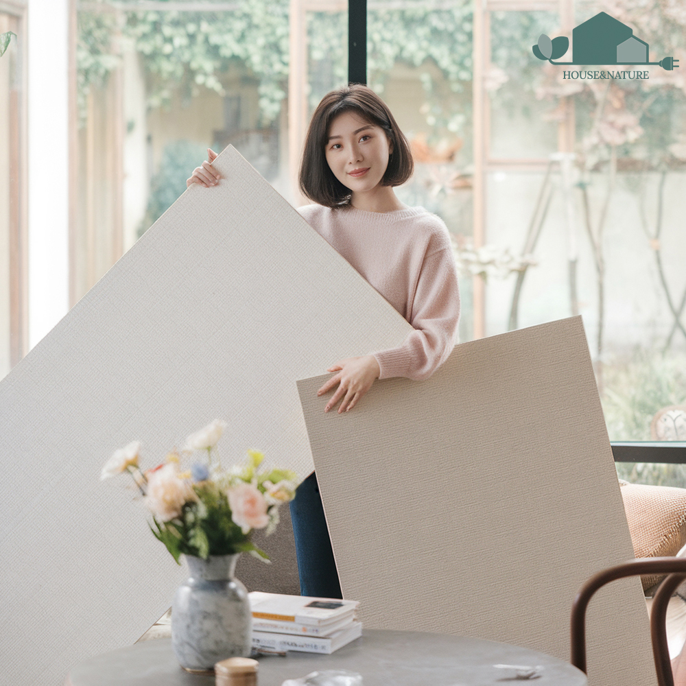 친환경 접착식 단열벽지 보온 방한 곰팡이 결로방지 5T 1m x 20m 1롤 모노라인