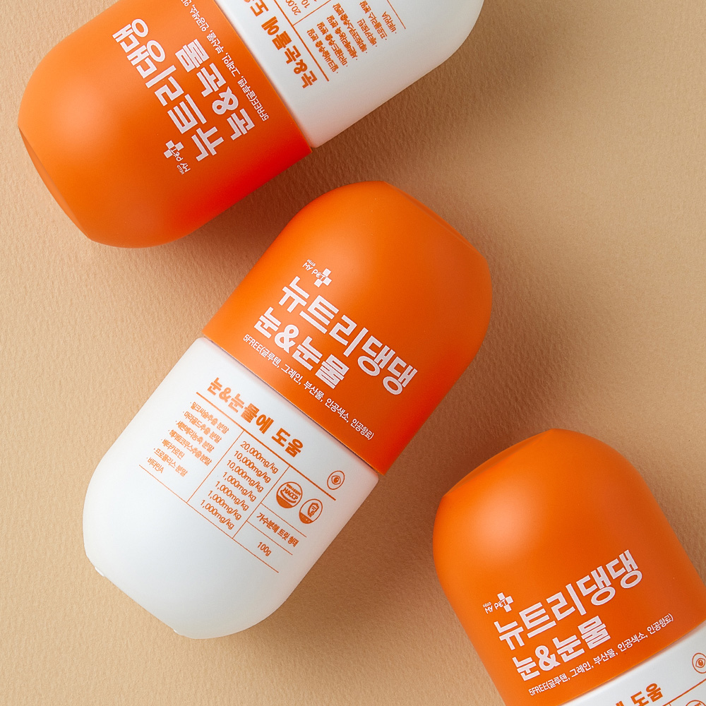 뉴트리댕댕 강아지영양제 기관지협착증 눈 눈물 슬개골 관절영양제 3종세트