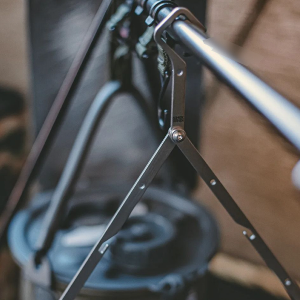 키녹스 캠핑 바스켓 스텐 행어 옷걸이 2개 1세트 보관가방포함 접이식 휴대용