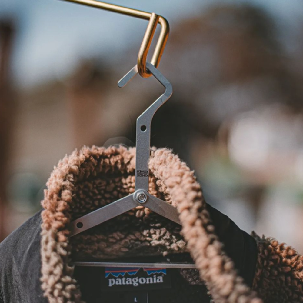 키녹스 캠핑 바스켓 스텐 행어 옷걸이 2개 1세트 보관가방포함 접이식 휴대용