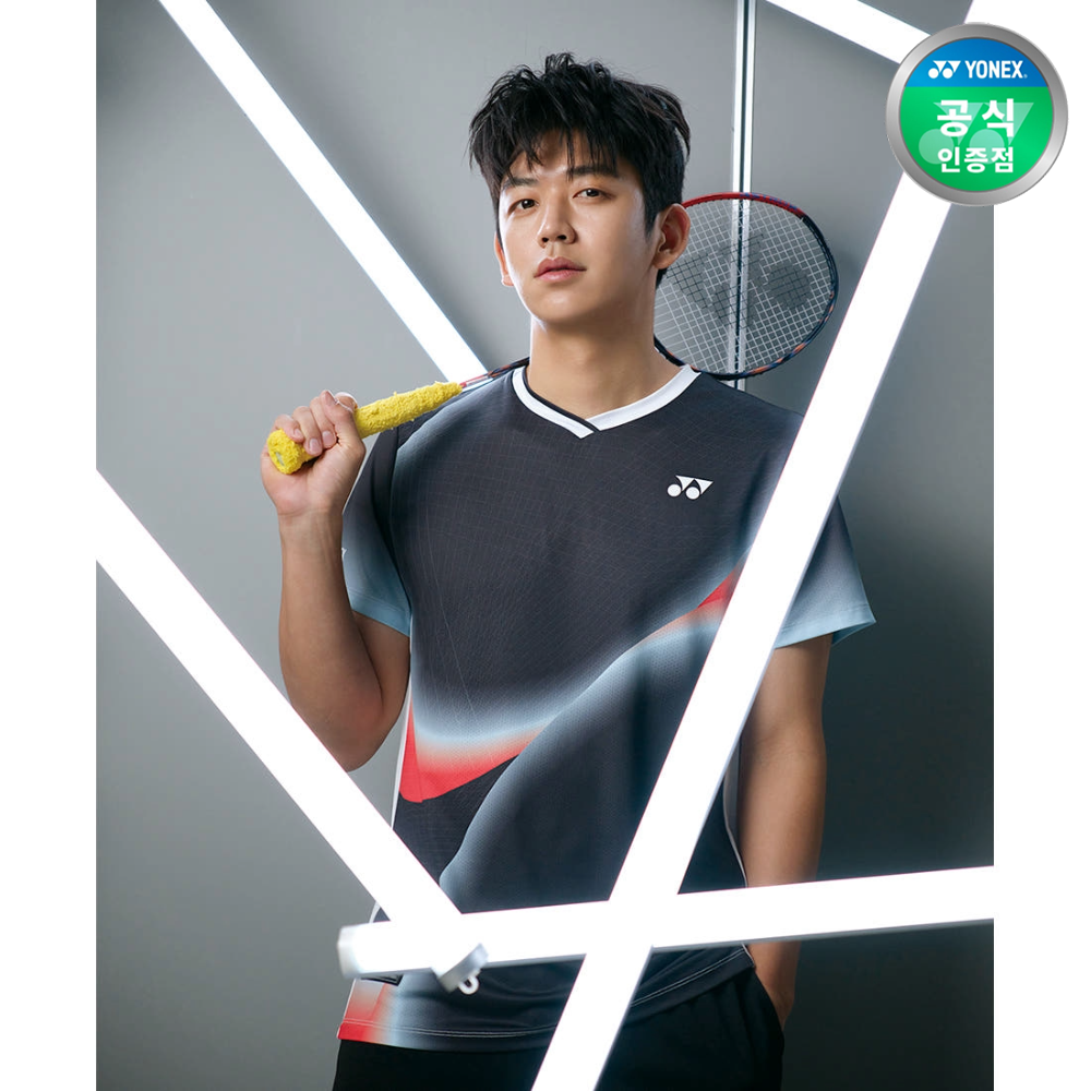 요넥스 243TS001M 배드민턴 반팔 티셔츠 남성 운동복 2024FW - 메인 이미지