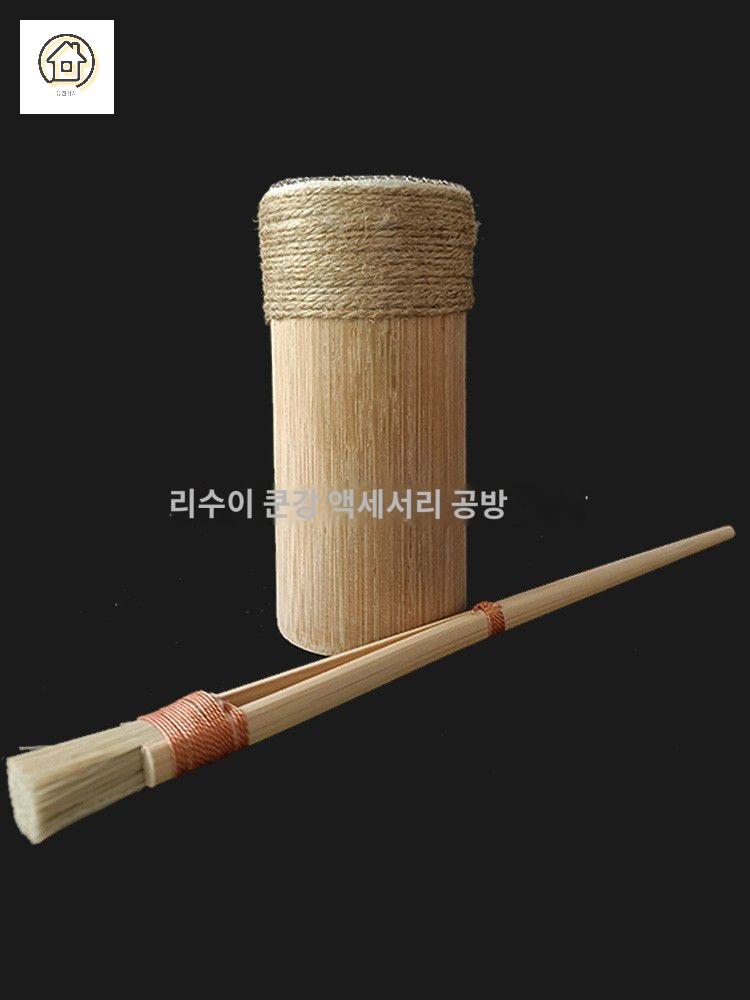 뿌리기 금박 살포 금박체 중채암 브러쉬 금관 채국화 금통살포 - 상세 이미지 2