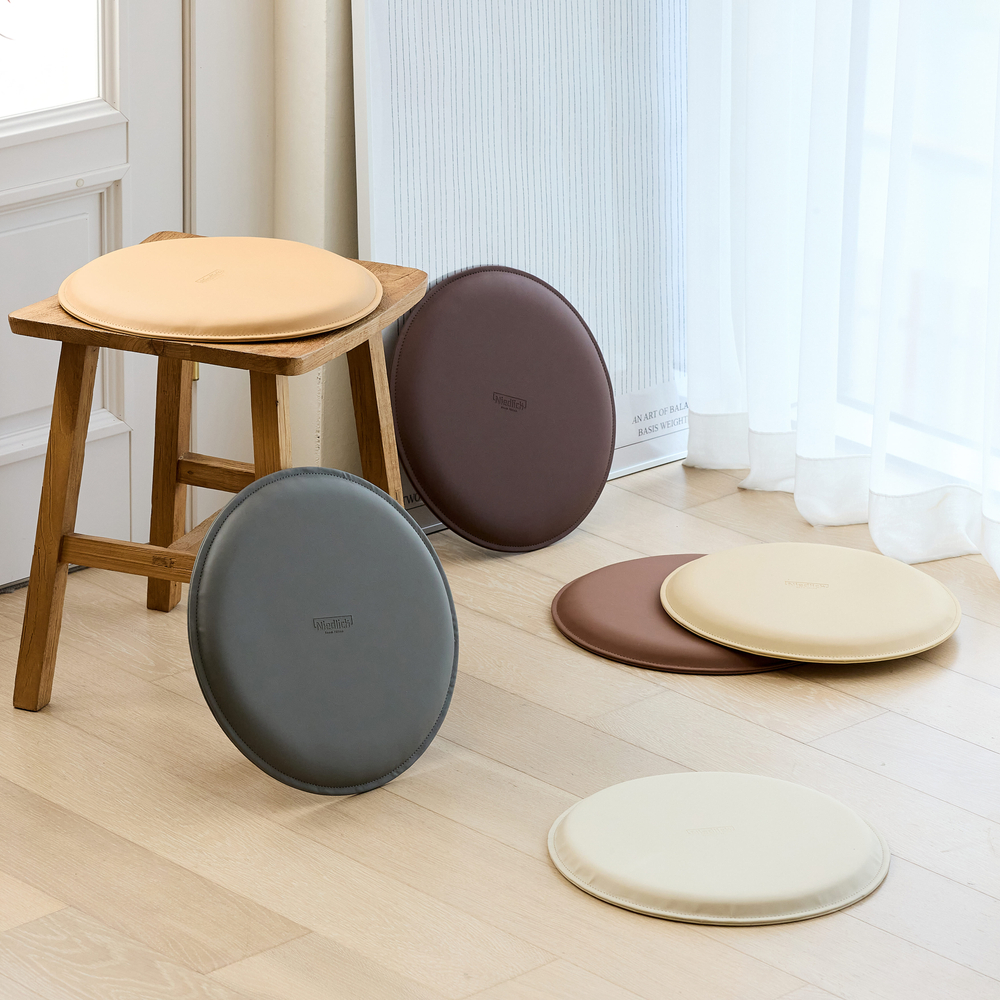니뜰리히 의자방석 가죽 식탁 벤치 원형 두꺼운 35cm