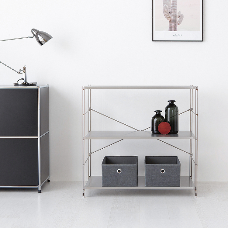 CHAKOC 선반 850 넓은 850mmx420mmx845mm, 3단, 스테인리스 2683.1829 - 상세 이미지 4