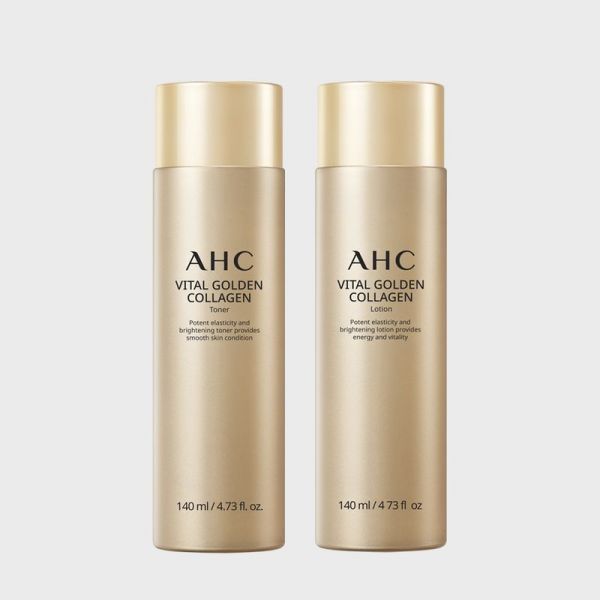 에이에이치씨 AHC 바이탈 골든콜라겐 기초 토너 + 로션 2종세트 교차선택 가능 224234 : 이디홀릭