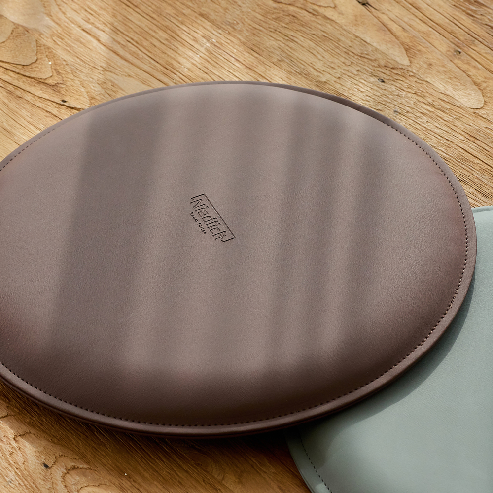 니뜰리히 의자방석 가죽 식탁 벤치 원형 두꺼운 35cm