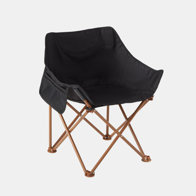 KOOLMAN(쿨맨) 컴팩트 로우 캠핑의자 블랙