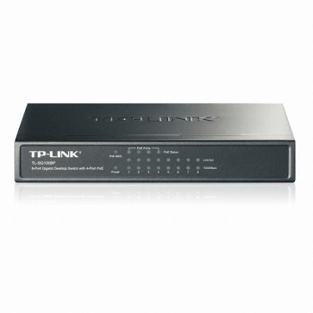 티피링크 8포트 기가비트 POE 스위칭허브 TL-SG1008P