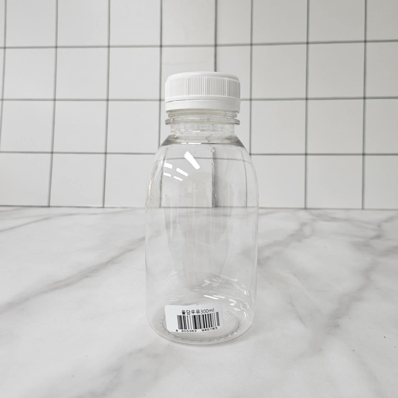올담 국산 플라스틱 공병 우유병 밀크병 300ml (0183) 요거트병 주스병 더치커피 - 상세 이미지 2