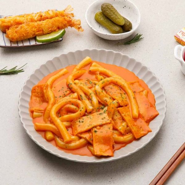 라비퀸 떡볶이 매콤까르보나라맛 세트 225137 0_추가 안함 : 이디홀릭