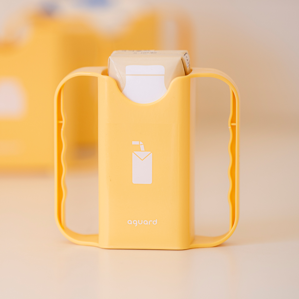 아가드 미니 우유 팩 홀더 125ml 팩음료 전용 컵 손잡이