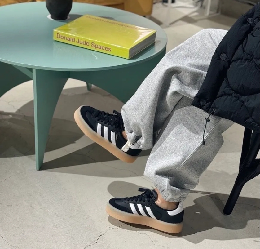 아디다스 삼배 스니커즈 키높이 굽높은 운동화 ID0436 ID0440 블랙, 245 - 상세 이미지 2