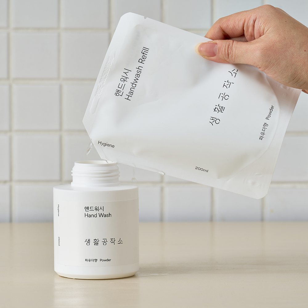 핸드워시 손세정제 본품 1개 리필 3개
