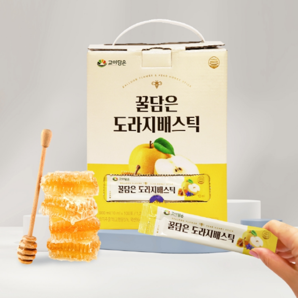 도라지 배즙 꿀 스틱 100포 선물세트