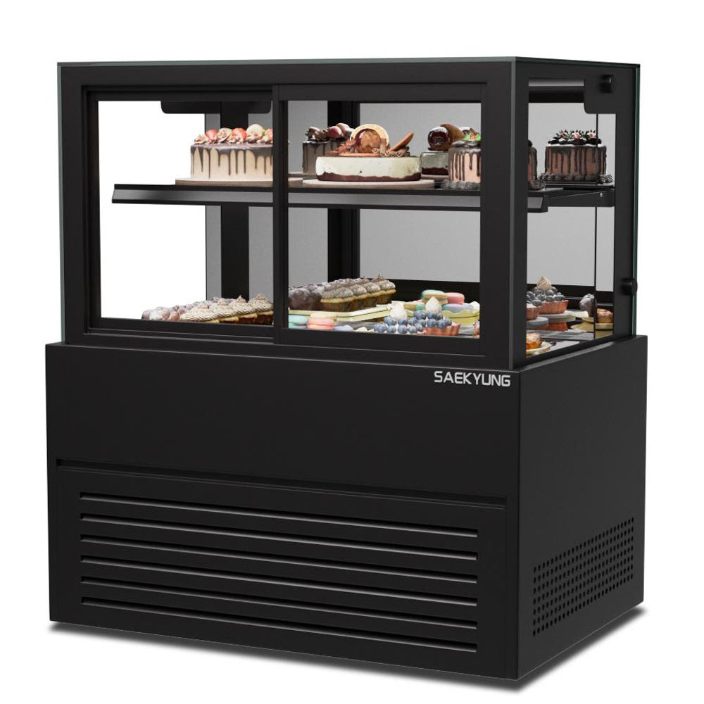 카페 디저트 냉장쇼케이스 1800 케이크진열 2단 제과쇼케이스 앞문형 : 신일N위시웨이