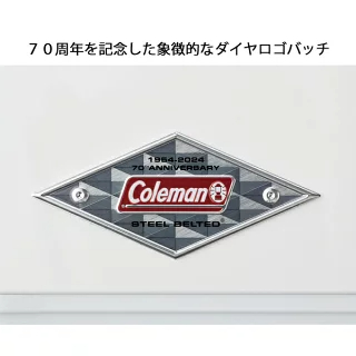 콜맨 Coleman 70주년 스틸벨트 캠핑 아이스박스 쿨러 51L 2207174 화이트 - 상세 이미지 2