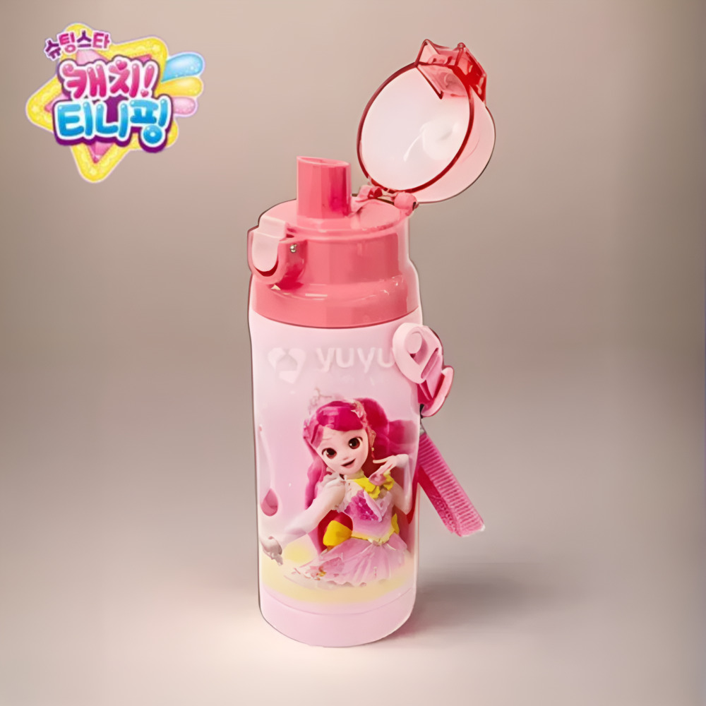 캐치티니핑 물통 슈팅스타 원터치 물병