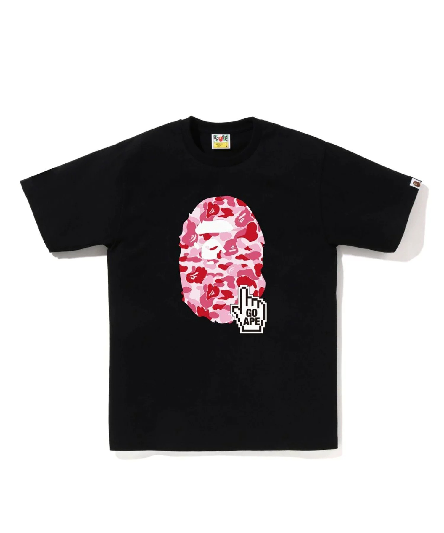 베이프 BAPE 퍼스트 카모 텍스트 바이 베이싱 에이프 반팔 티셔츠 6컬러 - 상세 이미지 3
