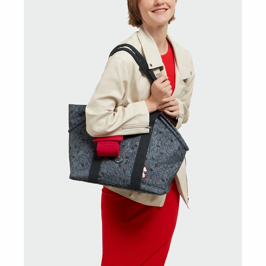키플링 KIPLING x 피너츠 아트 엠 펫 백 여성 토트백 KI7509PE5 - 상품 이미지