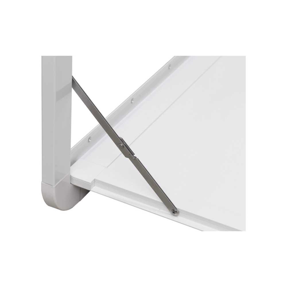 선반 캠핑카 외부 간이 탁자 상품 조리대 레일 리프트 부착 화이트 800x450mm - 상세 이미지 5