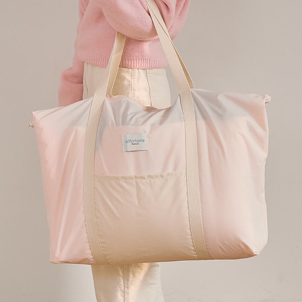 올포홈 정말큰 방수 낮잠이불가방 어린이집준비물 출산 여행가방 크림블루