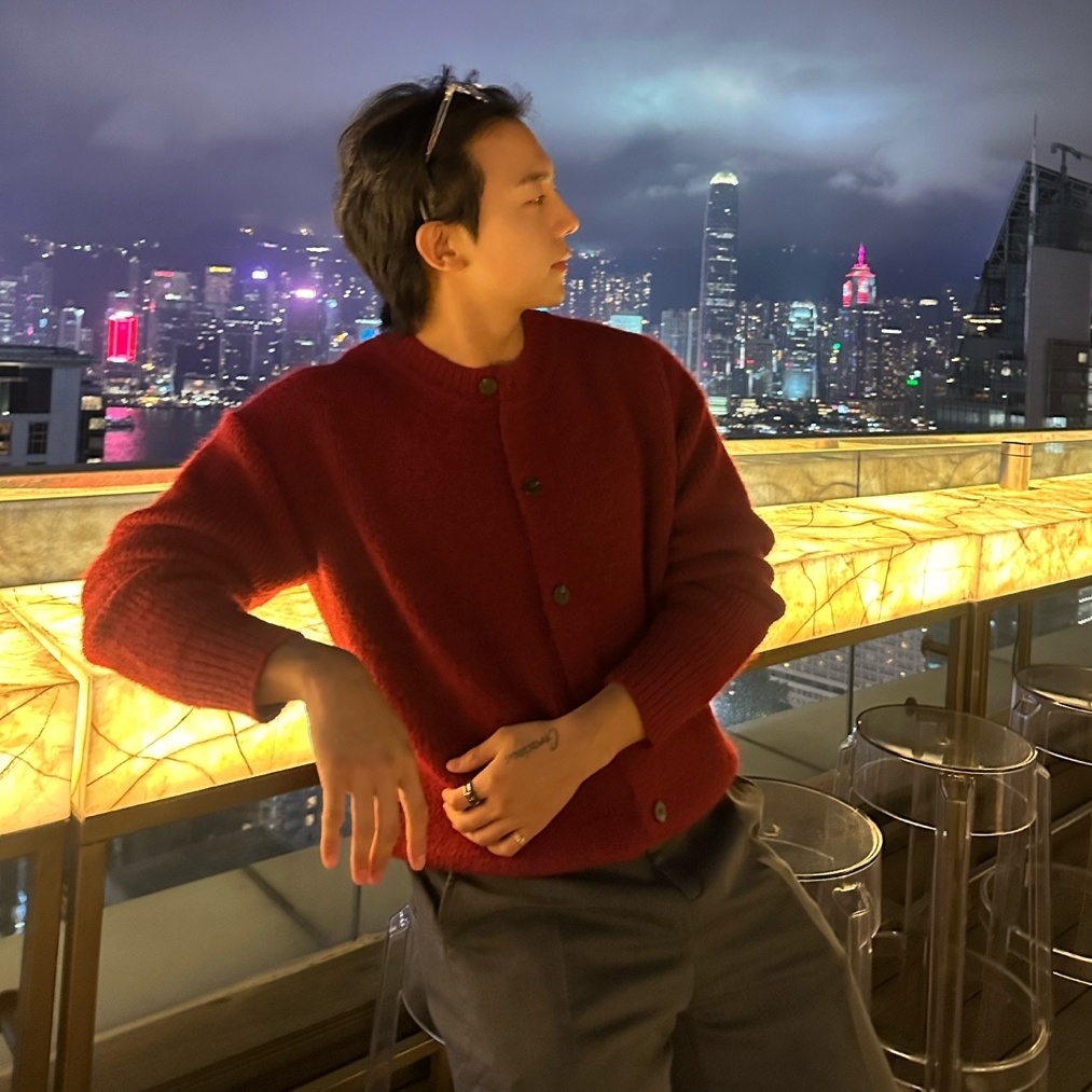 남자라운드가디건 모헤어가디건 - 상세 이미지 4