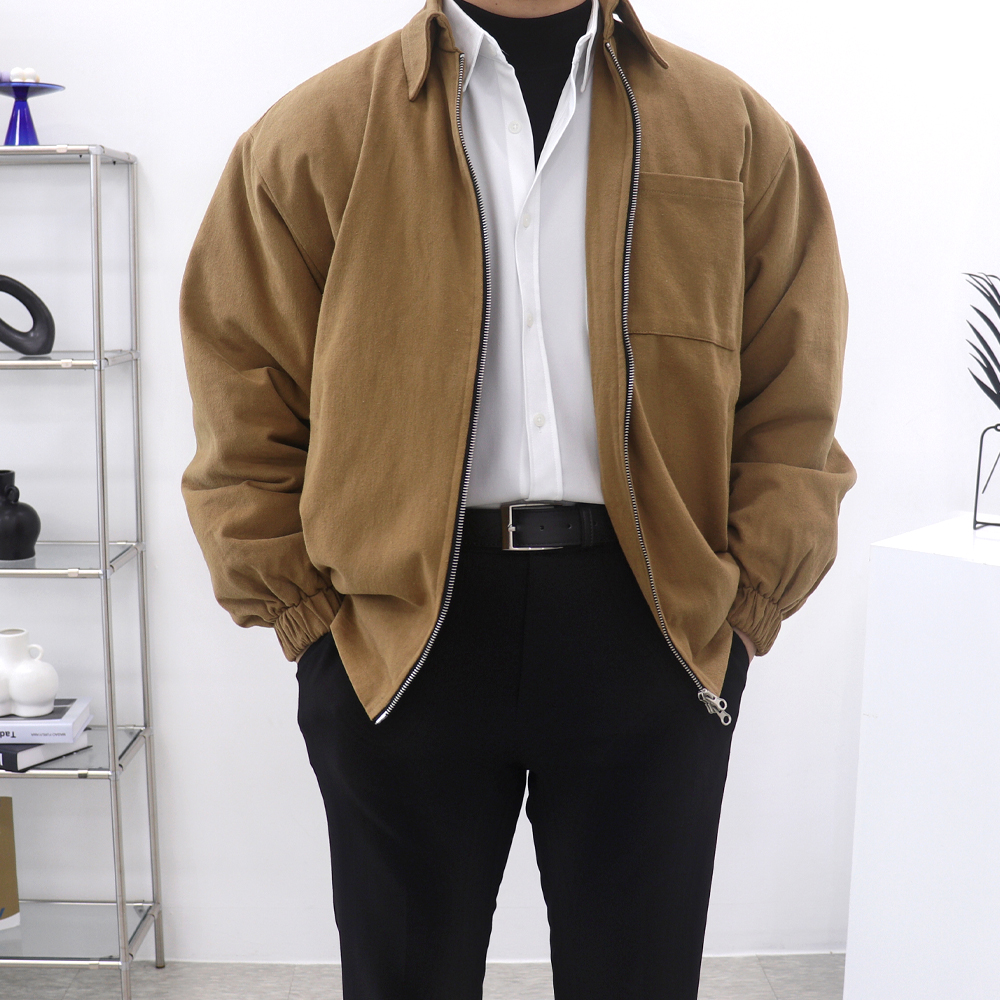 남자블루종자켓 남성크롭자켓 남자봄버재킷 - 상품 이미지