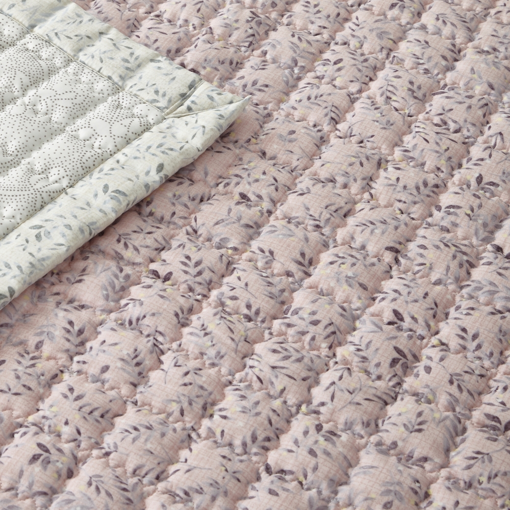 거실면패드 면카페트 국산 누빔 대형 바닥 매트 꽃무늬 카펫트 몽슈슈 핑크 SS