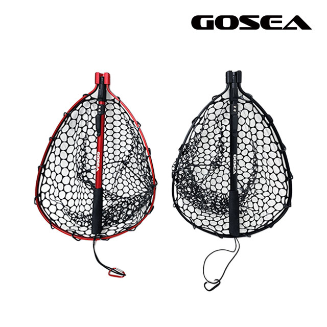 GOSEA 접이식 실리콘 뜰채 95 경량 휴대용 낚시 원터치 랜딩넷 GSF-N1 - 상세 이미지 2