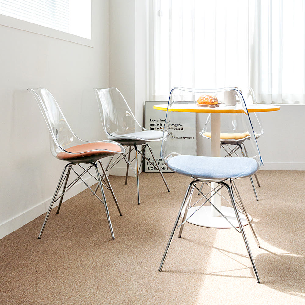1+1 패리스 컴포트 미드센츄리 모던 인테리어 디자인 카페체어 식탁의자