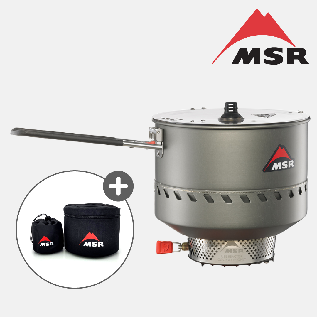 MSR 리액터 스토브 2.5L 스토브 세트 백패킹 버너 파우치 포함